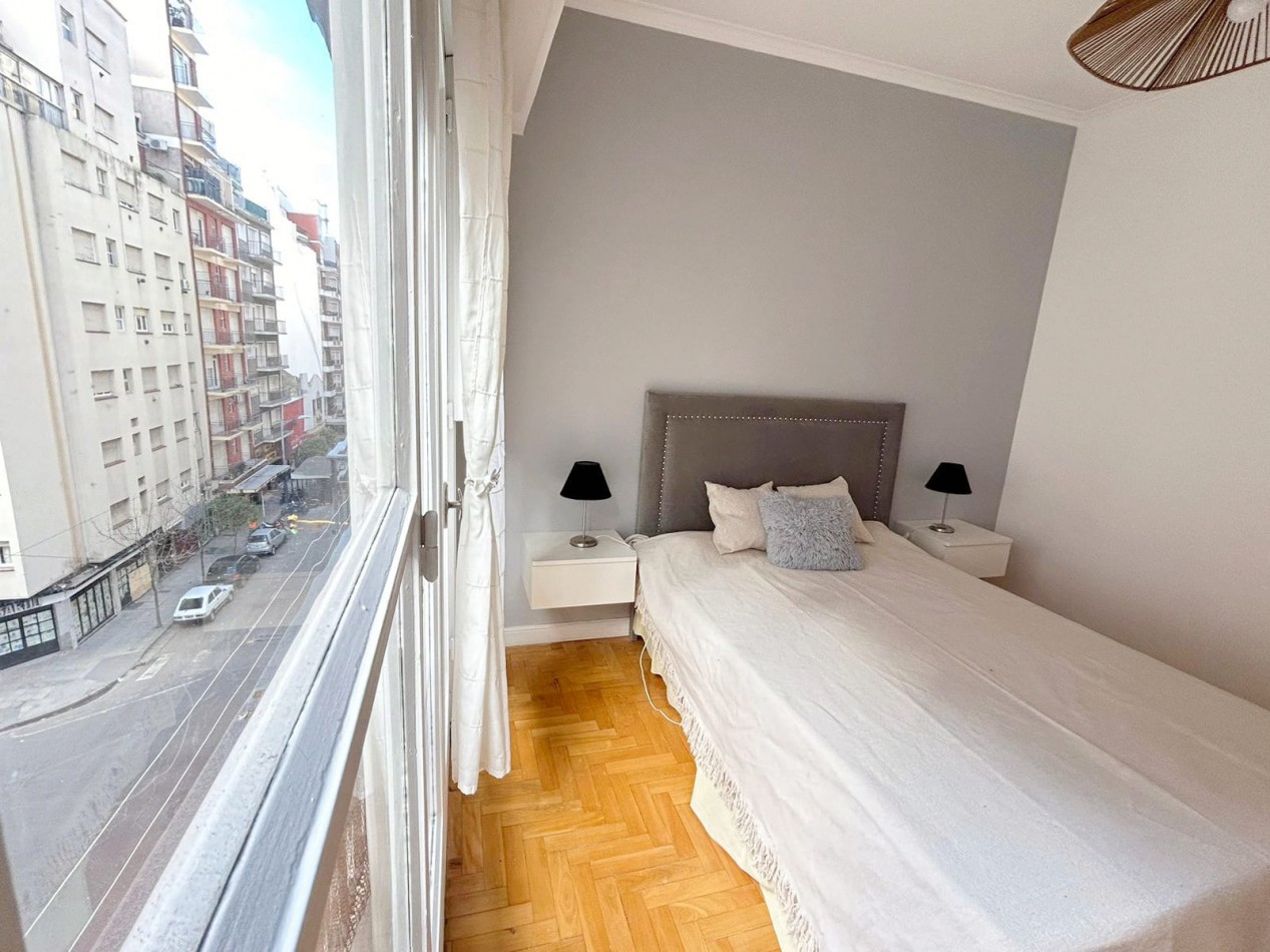DEPARTAMENTO 2 AMB AL FRENTE, TODO EXTERNO, CON BALCON FRANCES - ZONA: CENTRO