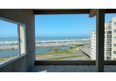 DEPARTAMENTO 2 AMBIENTES DIVISIBLE CON BALCON Y  VISTA PLENA AL MAR EN PUNTA MOGOTES (COCHERA OPCIONAL)