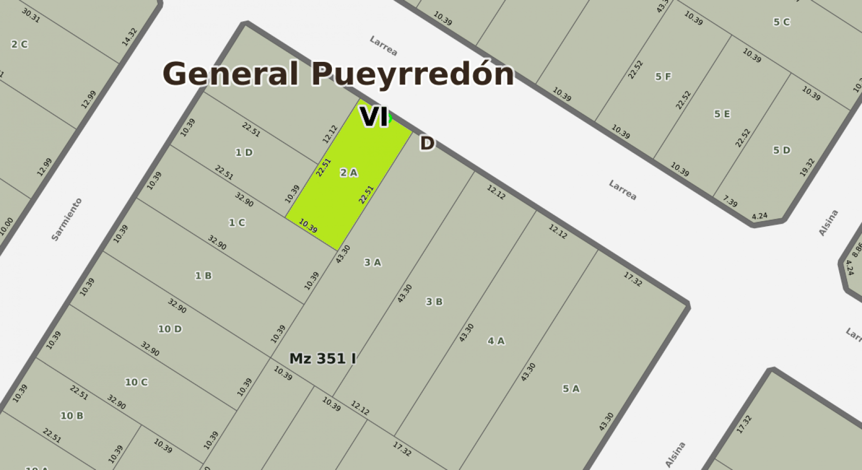 San Carlos, lote antesquina 234 m². Se evaluan permutas.