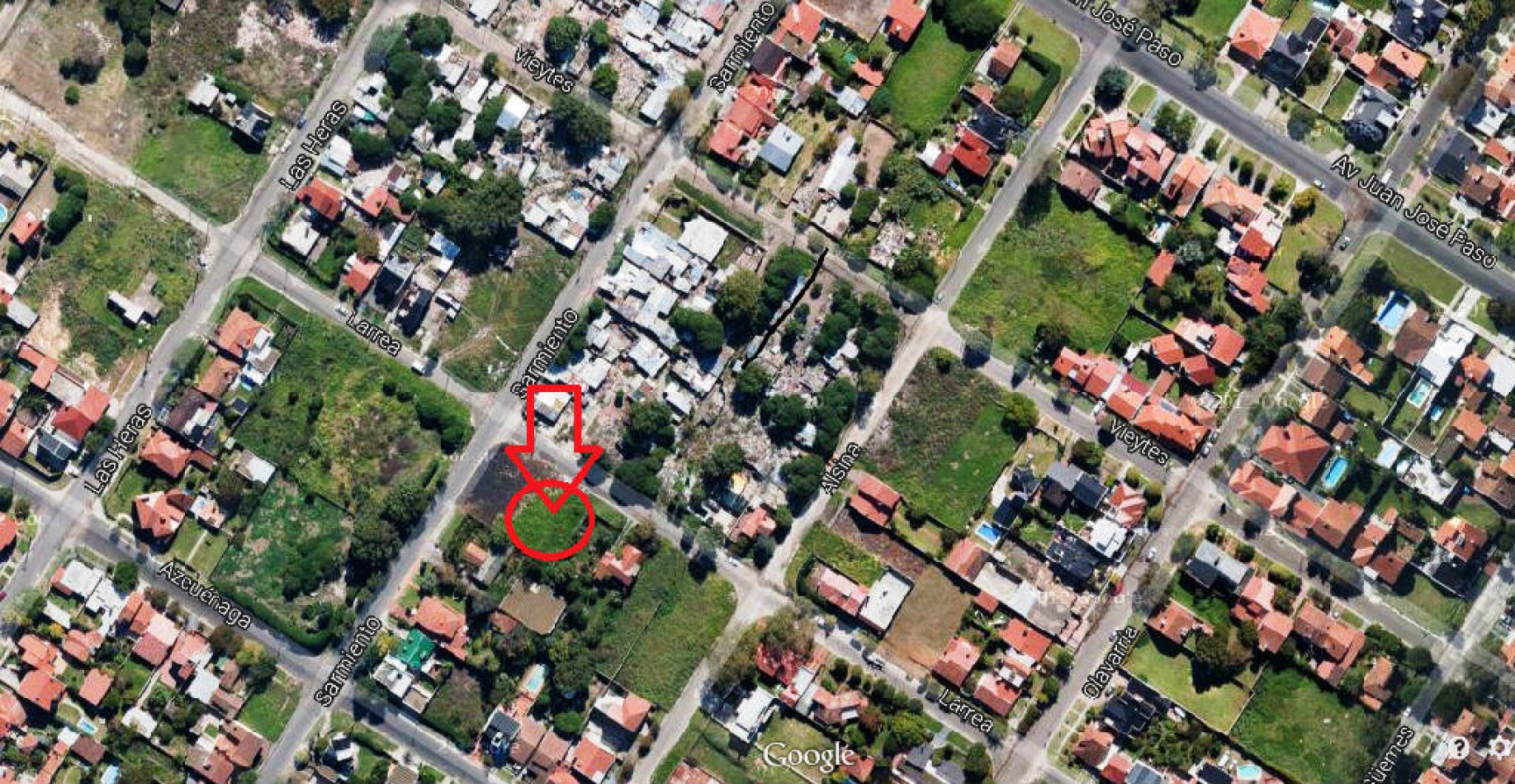 San Carlos, lote antesquina 234 m². Se evaluan permutas.