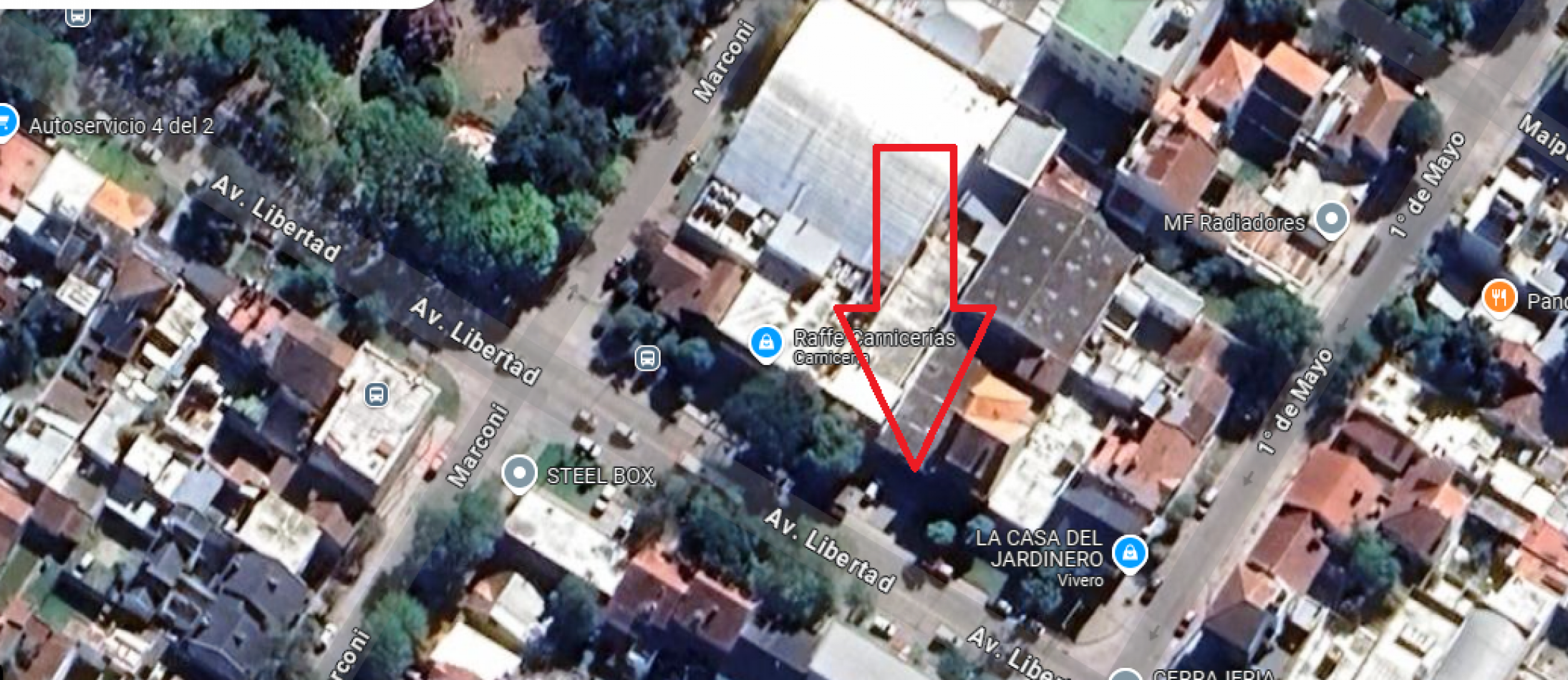 Cochera habilitada de 574 m2 cubiertos sobre Av. Libertad al 5100
