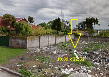San Carlos, lote antesquina 234 m². Se evaluan permutas.