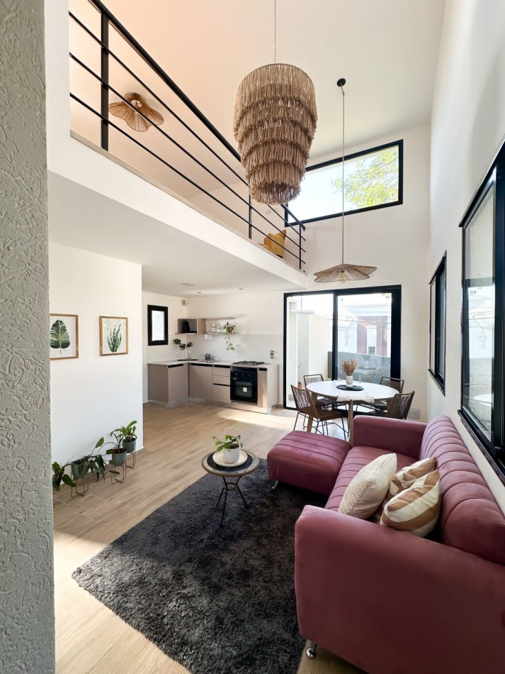 LOFT 2 ambientes planta alta - Pompeya-