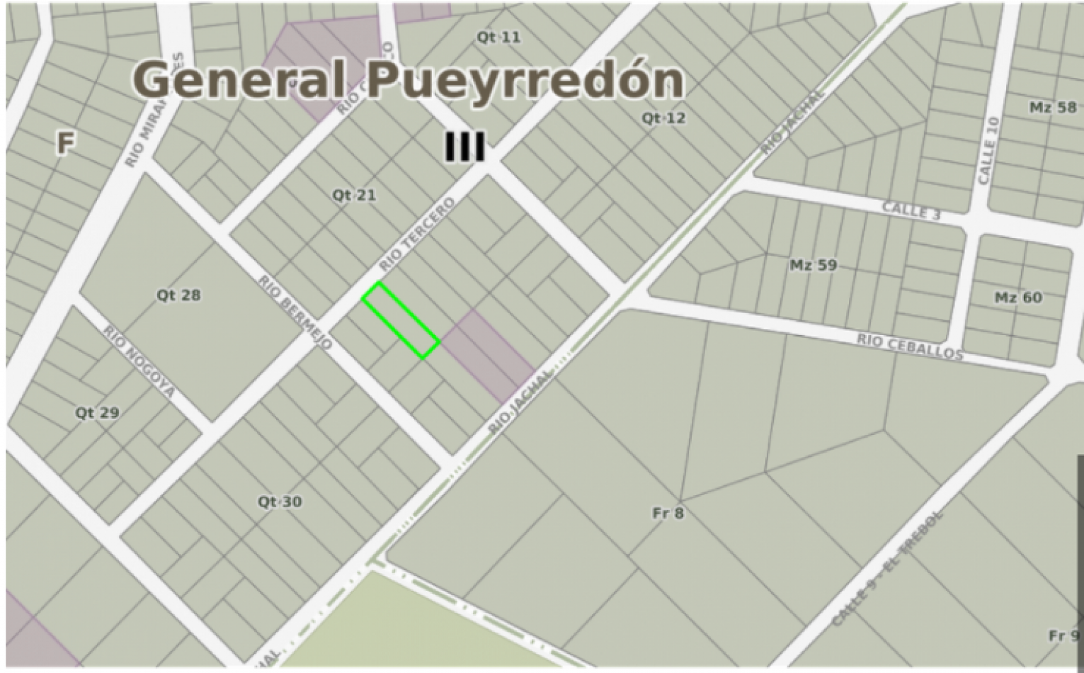 MUY BUEN LOTE EN GLORIA DE LA PEREGRINA.